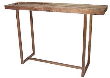 Solid Walnut Console Table Contemporary Furniture