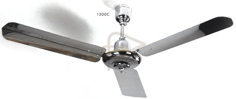 chrome ceiling fans